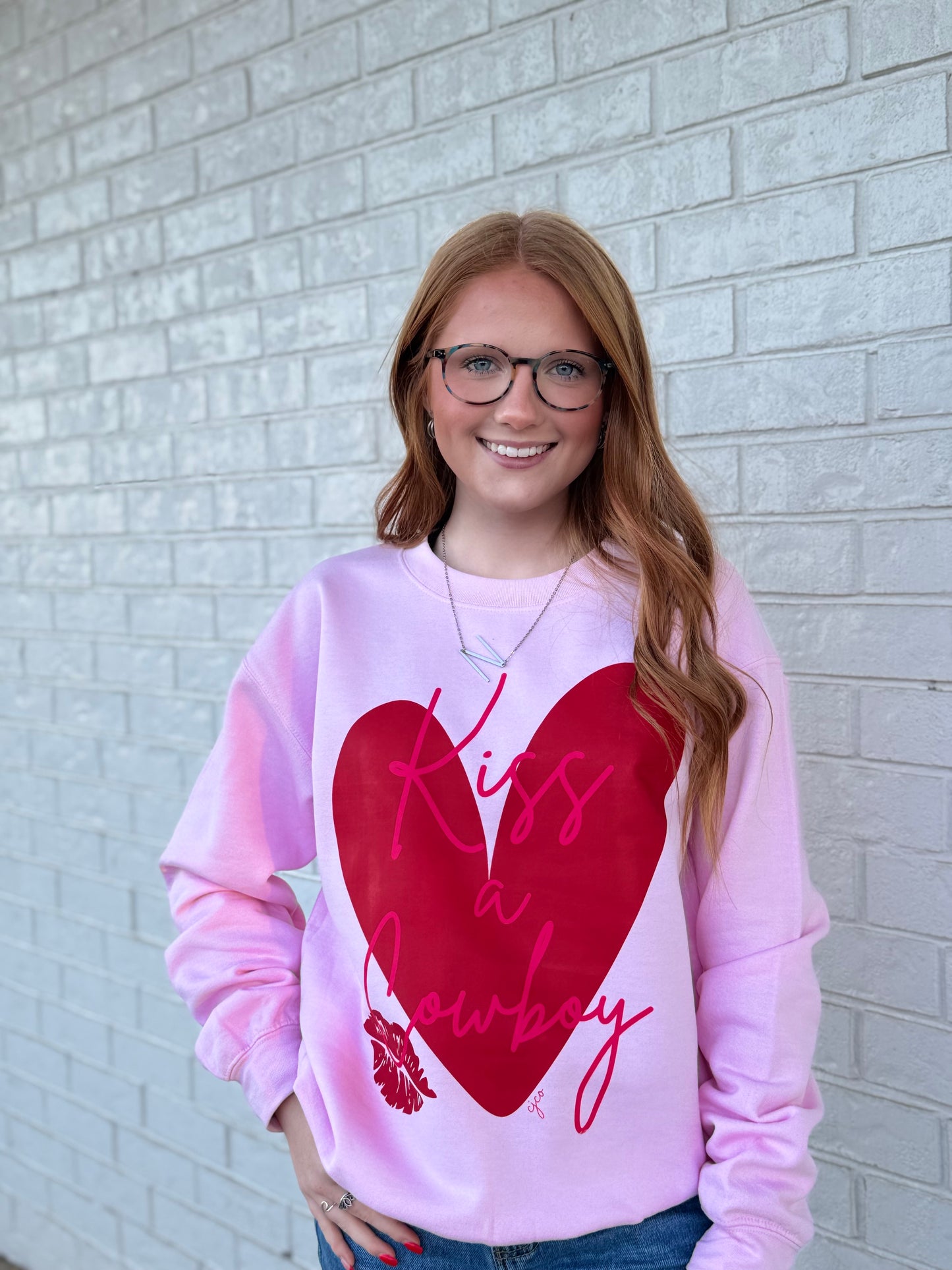 Kiss A Cowboy Crewneck