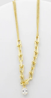 Pendant Link Necklace - B1