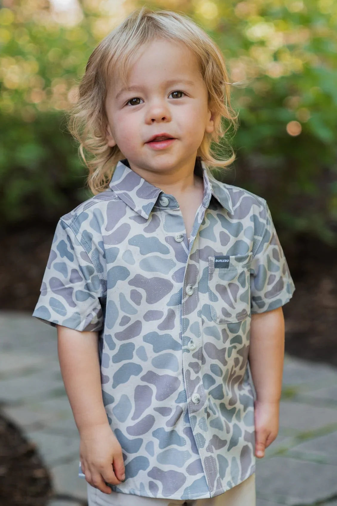 Youth Preformance Button Up