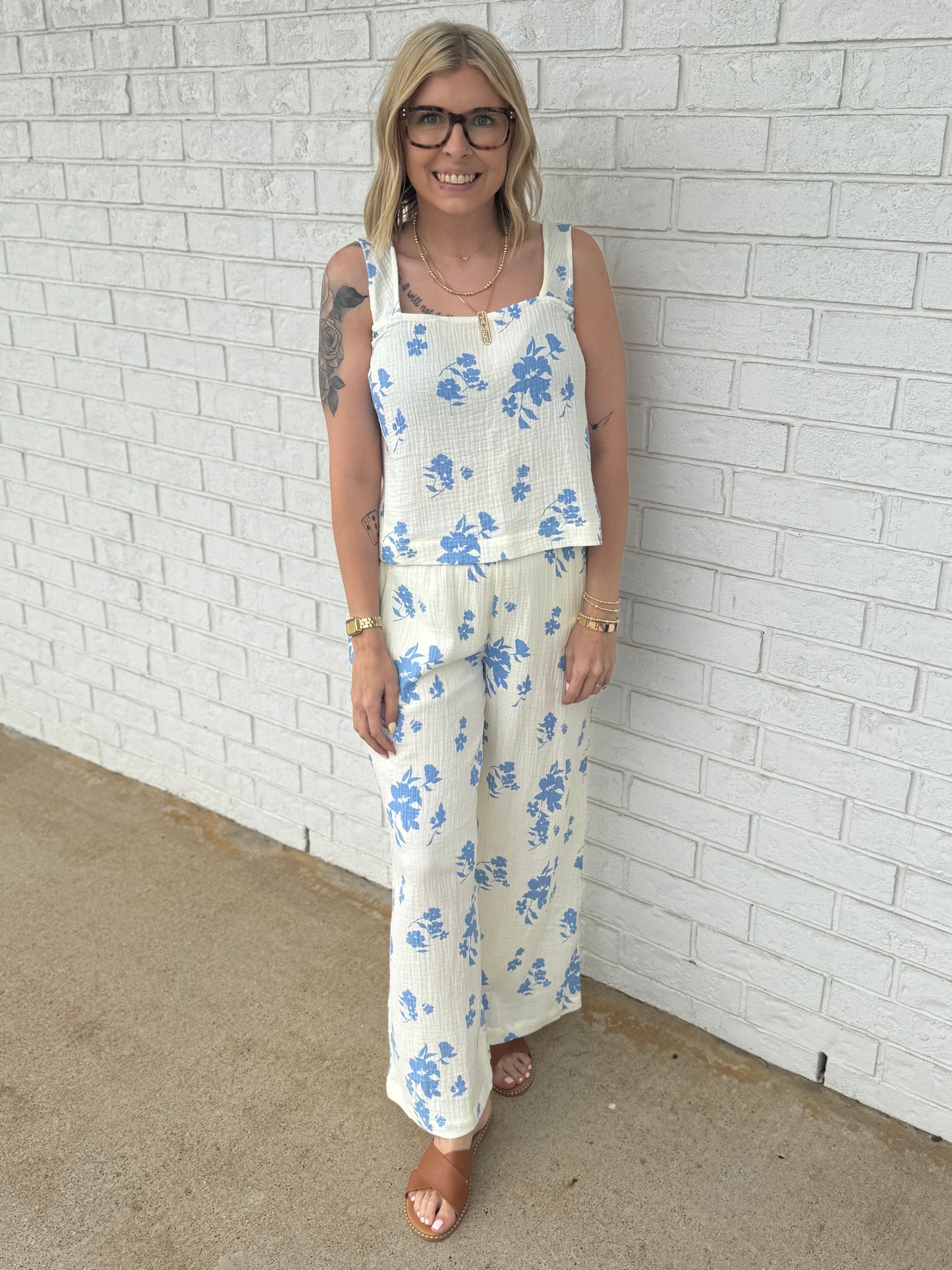 Floral Pant Set