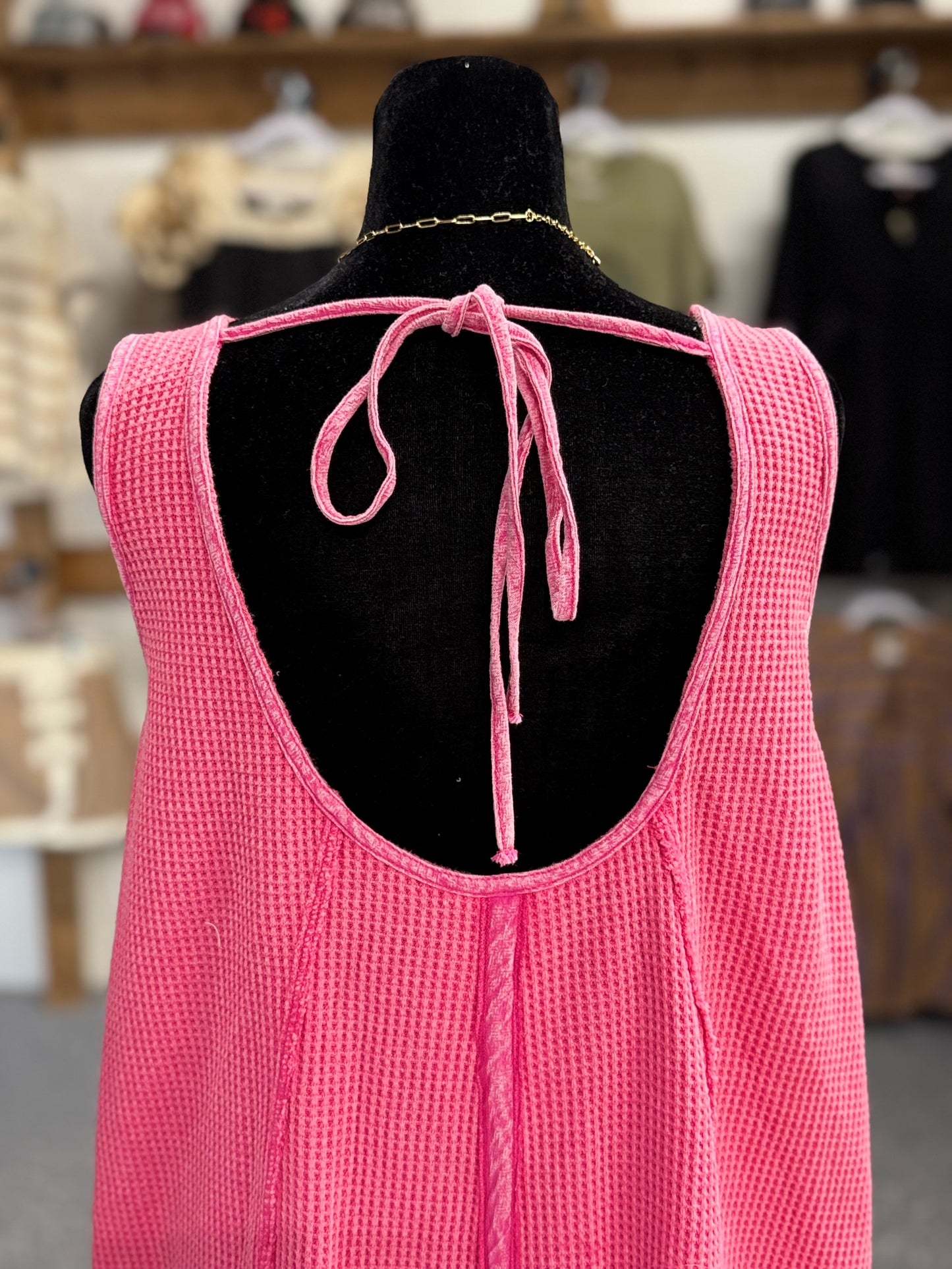 Spring Waffle Romper