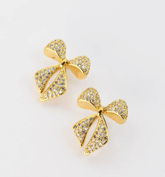 Twinkle Bow Earrings - G19